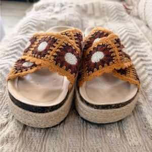 Crochet Slide Sandals